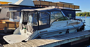 1989 CADORETTE HOLIDAY 250 AFT CABIN FOR SALE IN BOBCAYGEON AREA, ONTARIO CANADA.